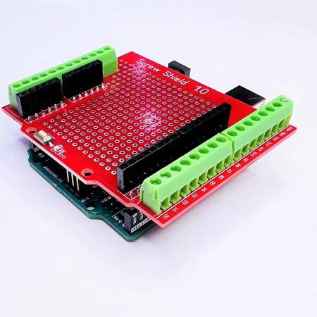 Proto Screw Shield Assembled Terminal Block Prototype Expansion Board for Arduino Uno - 6