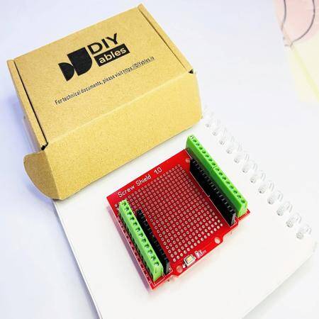 Proto Screw Shield Assembled Terminal Block Prototype Expansion Board for Arduino Uno - 8