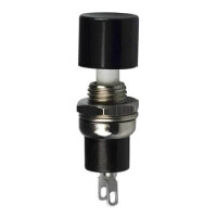 PS1024ALBLK SWITCH PUSH SPST-NO 3A 125V - 1