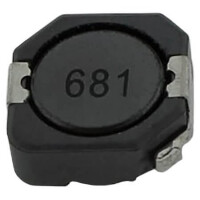 PSDB1004NT681 INDUCTOR POWER 680uH 10.3X10.4X5mm SMD - 1
