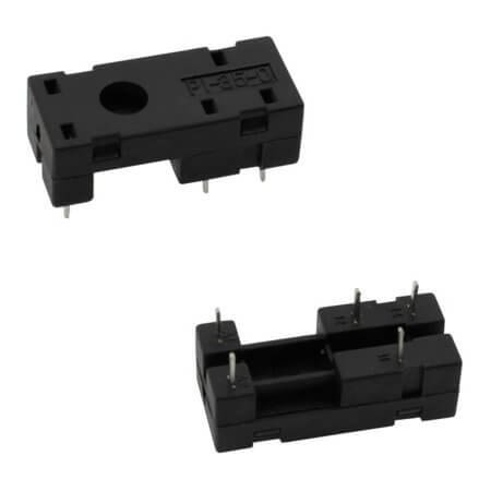 PSP-05A RELAY SOCKET DIN RAIL 5PIN SCREW - 1