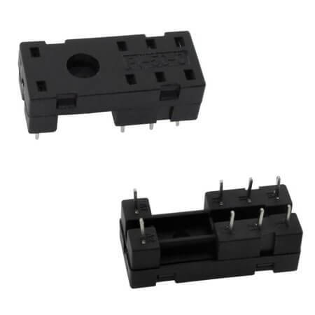 PSP-08A RELAY SOCKET DIN RAIL 8PIN SCREW - 1