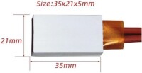 PTC Isıtıcı Plaka 220V 80 Derece 35x21x5mm - 4
