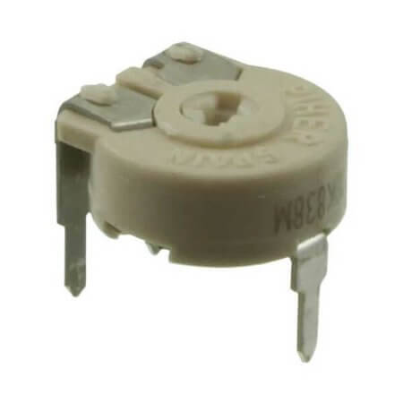 PTC10LV10-202A2020 TRIMPOT CERMET SINGLE TURN VER.ADJ 2K 0.33W - 1