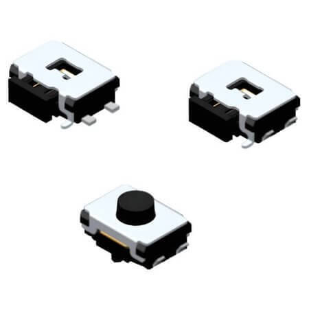 PTLP2-Q-T/R SWITCH TACT 3.50x4.70 2.50mm 160gF SMT V/T - 1