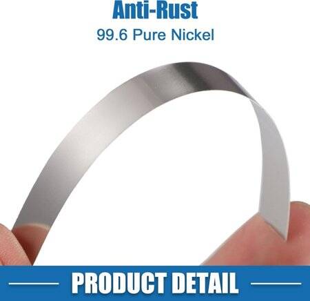 Pure Nickel Sheet 0-15x10x100mm - 3