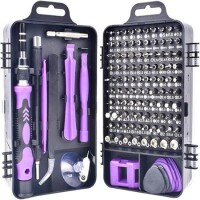Purple 115 in 1 Multi-Purpose Screwdriver Set - Plastic Box - 1