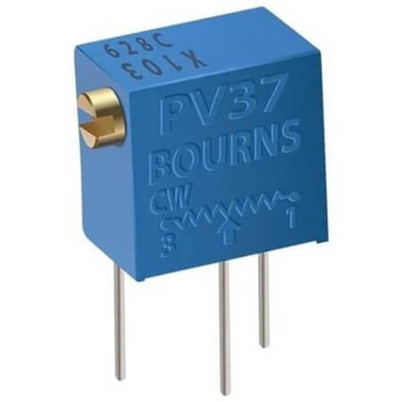 PV37X502C01B00 TRIMPOT CERMET MULTI TURN SIDE ADJ 5K 0.25W - 1