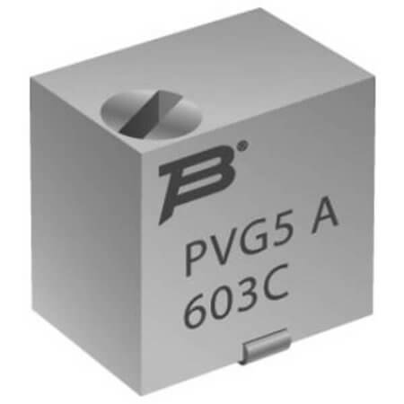 PVG5A105C03R00 TRIMPOT CERMET MULTI TURN VER.ADJ 1M 0.25W - 1