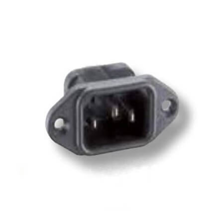 PX5800028 SOCKET PWR ENT RCPT IEC320-C14 PNL SLDR - 1
