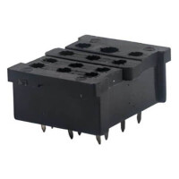 PY-11A RELAY SOCKET DIN RAIL 12PIN SCREW - 1