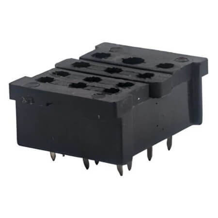 PY-11A RELAY SOCKET DIN RAIL 12PIN SCREW - 1