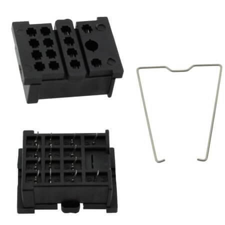 PY-14A RELAY SOCKET DIN RAIL 14PIN SCREW - 1