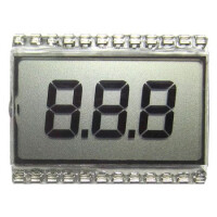 PZDTP0058AP LCD DISPLAYS 7-SEGMENT 3 DIGIT TN 5V THT - 1