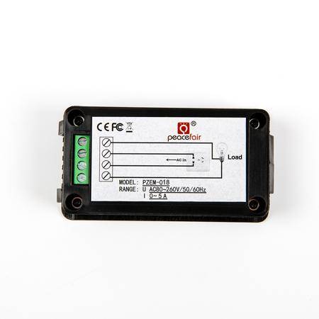 PZEM-018 5A AC Digital Display Power Monitor Meter Voltmeter Ammeter Frequency Factor Meter Without CT - 4