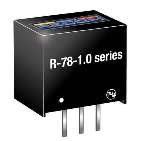 R-783.3-1.0 DC/DC CONV 3W 4.75-18VDC 3.3VDC 1A SIP3 - 1