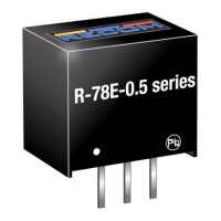 R-78E12-0.5 DC/DC CONV 6W 15-28VDC 12VDC 500mA SIP3 - 1