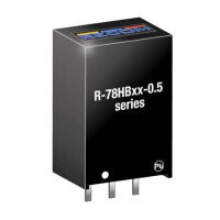 R-78HB12-0.5 DC/DC CONV 6W 17-72VDC 12VDC 500mA SIP3 - 1