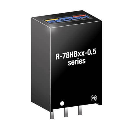 R-78HB12-0.5 DC/DC CONV 6W 17-72VDC 12VDC 500mA SIP3 - 1