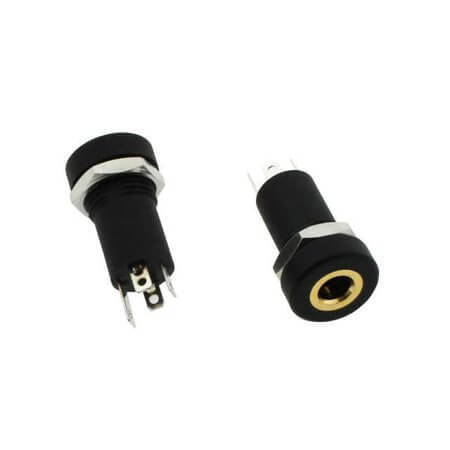 R-PJ-391-4P CONNECTOR STEREO JACK FEMALE THT V/T 3.5MM - 1