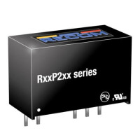 R05P209D DC/DC CONV 2W 5VDC +/-9VDC +/-111mA SIP7 - 1
