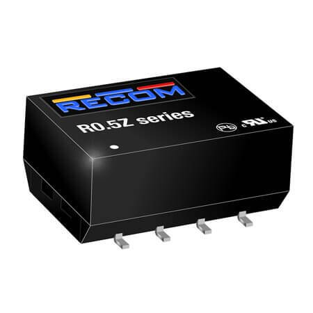 R0.5Z-1505 DC/DC CONV 0.5W 15VDC 5VDC 100mA SMD10P - 1