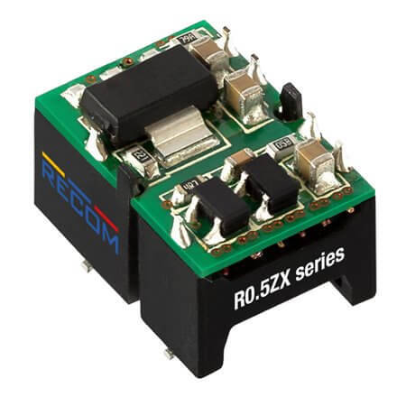 R0.5ZX-0505/P-TRAY DC/DC CONV 0.5W 5VDC 5VDC 100mA Op Fr - 1