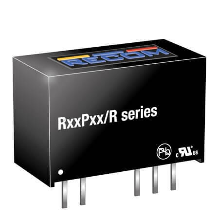R09P09D/P/R6.4 DC/DC CONV 1W 9VDC +/-9VDC +/-55mA SIP7 - 1