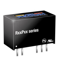 R12P09D DC/DC CONV 1W 12VDC +/-9VDC +/-55mA SIP7 - 1