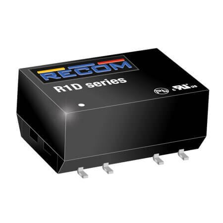 R1D10-0509/P-R DC/DC CONV 1W 5VDC +/-9VDC +/-56mA SMD10P - 1