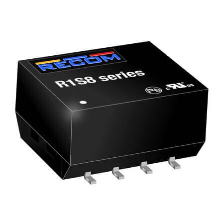 R1S8-1509/P DC/DC CONV 1W 15VDC 9VDC 111mA SMD8P - 1