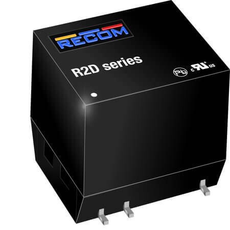 R2D-1509/P DC/DC CONV 2W 15VDC +/-9VDC +/-111mA SMD6P - 1