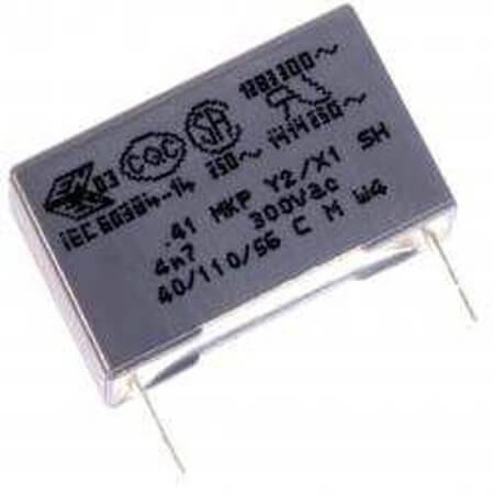 R413I222000M1M CAP.POL.22nF 300VAC 15MM 20% Y2 110C MKP KEMET - 1