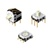R7V3-16RA-V-B SWITCH ROTARY 25mA 24VDC 3x3 16 Pos. THT R/A - 1