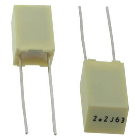 R82DC4220ZA70J- CAP.POL.2.2uF 63VDC 5MM 5% MKT BOX TB - 1