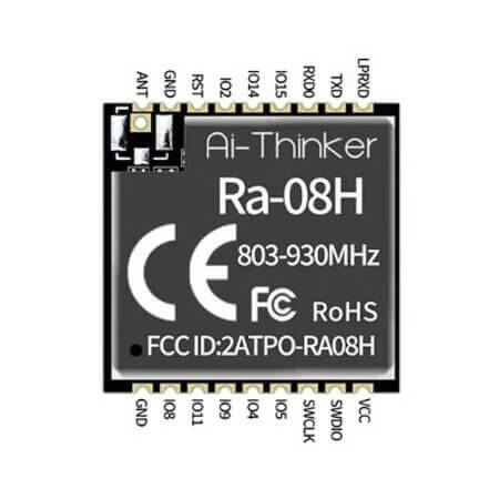 RA-08H(ASR6601CB) MODULE LORAWAN 868Mhz WITH ANTENNA - 1