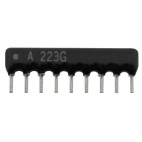RAA09223G RES.NETWORK 22K Ohms 2% SIP8+1 THT - 1