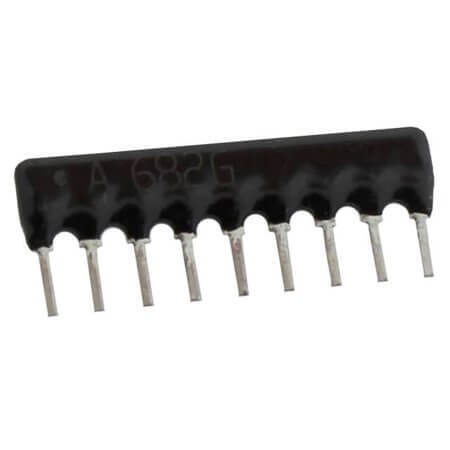 RAA09682GFN RES.NETWORK 6.8K Ohms 2% SIP8+1 THT - 1