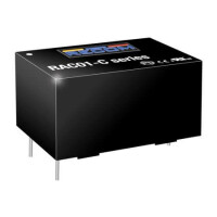 RAC01-05SC AC/DC CONV 1W 80-264VAC 5VDC 200mA - 1