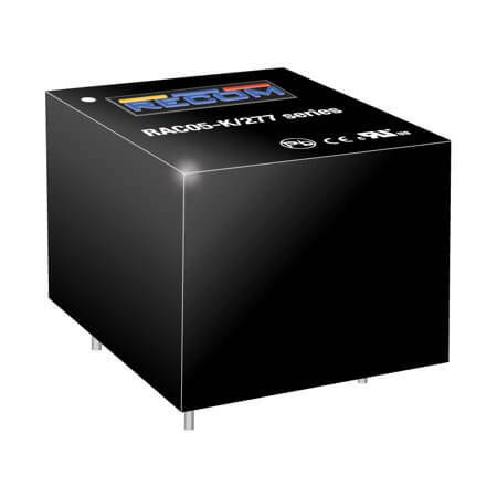 RAC05-05SK/277 AC/DC CONV 5W 85-305VAC 5VDC 1A - 1