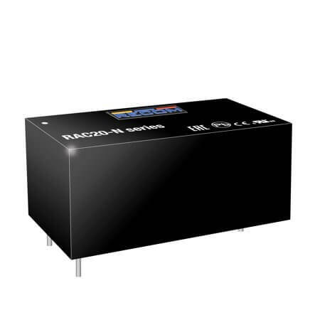 RAC20-24SN AC/DC CONV 20W 90-264VAC 24VDC 833mA - 1