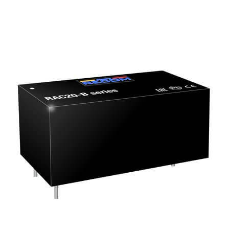 RAC20-3.3SB AC/DC CONV 20W 90-264VAC 3.3VDC 3.6A - 1