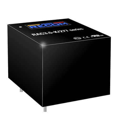 RAC3.5-24SK/277 AC/DC CONV 3.5W 85-305VAC 24VDC 146mA - 1