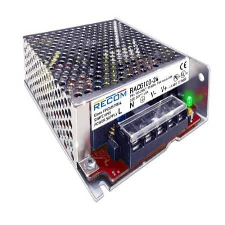 RACG100-48S AC/DC CONV 100W 90-264VAC 48VDC 2.2A Enclosed - 1