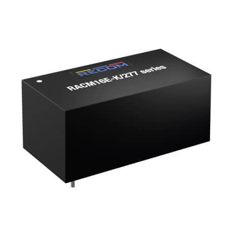 RACM16E-24SK/277 AC/DC CONV 16W 85-305VAC 24VDC 667mA 2