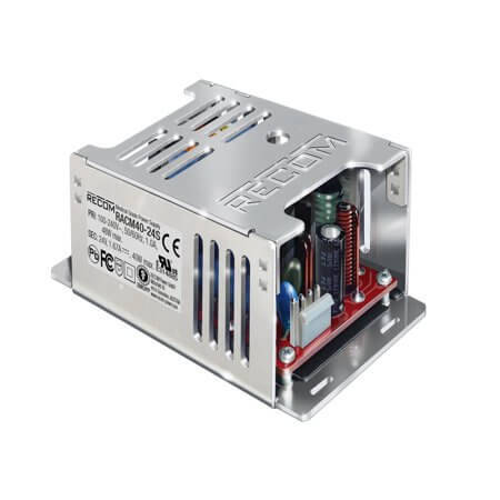 RACM40-24S AC/DC CONV 40W 85-264VAC 24VDC 1.67A Enclosed - 1