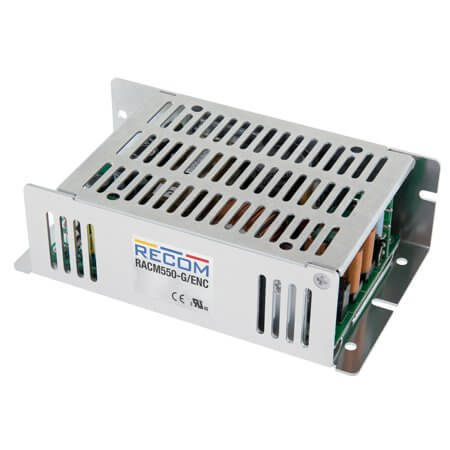 RACM550-24SG/ENC AC/DC CONV 550W 80-264VAC 24VDC 22.92A Enclosed - 1