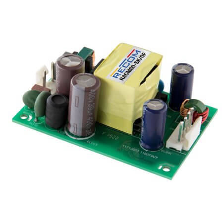RACM60-12SK/OF AC/DC CONV 60W 80-264VAC 12VDC 5A Open Frame - 1