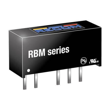 RBM-0505D DC/DC CONV 1W 5VDC +/-5VDC 100mA SIP6 Micro - 1