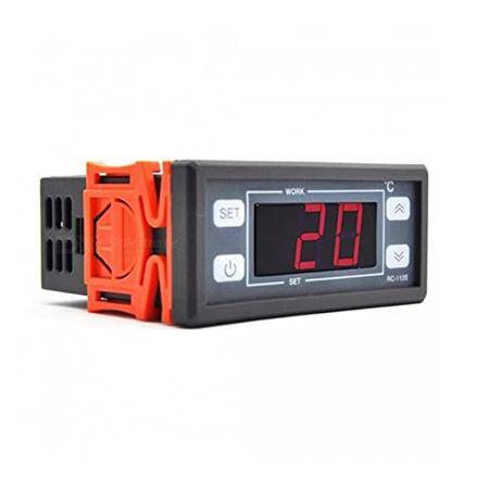 RC-112E 12V 10A Digital LCD Thermostat Regulator Temperature Controller With 2M Cable - 1